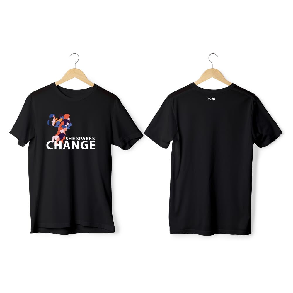 Greys & Blues Radiant Pima Round Neck T-Shirt-Black